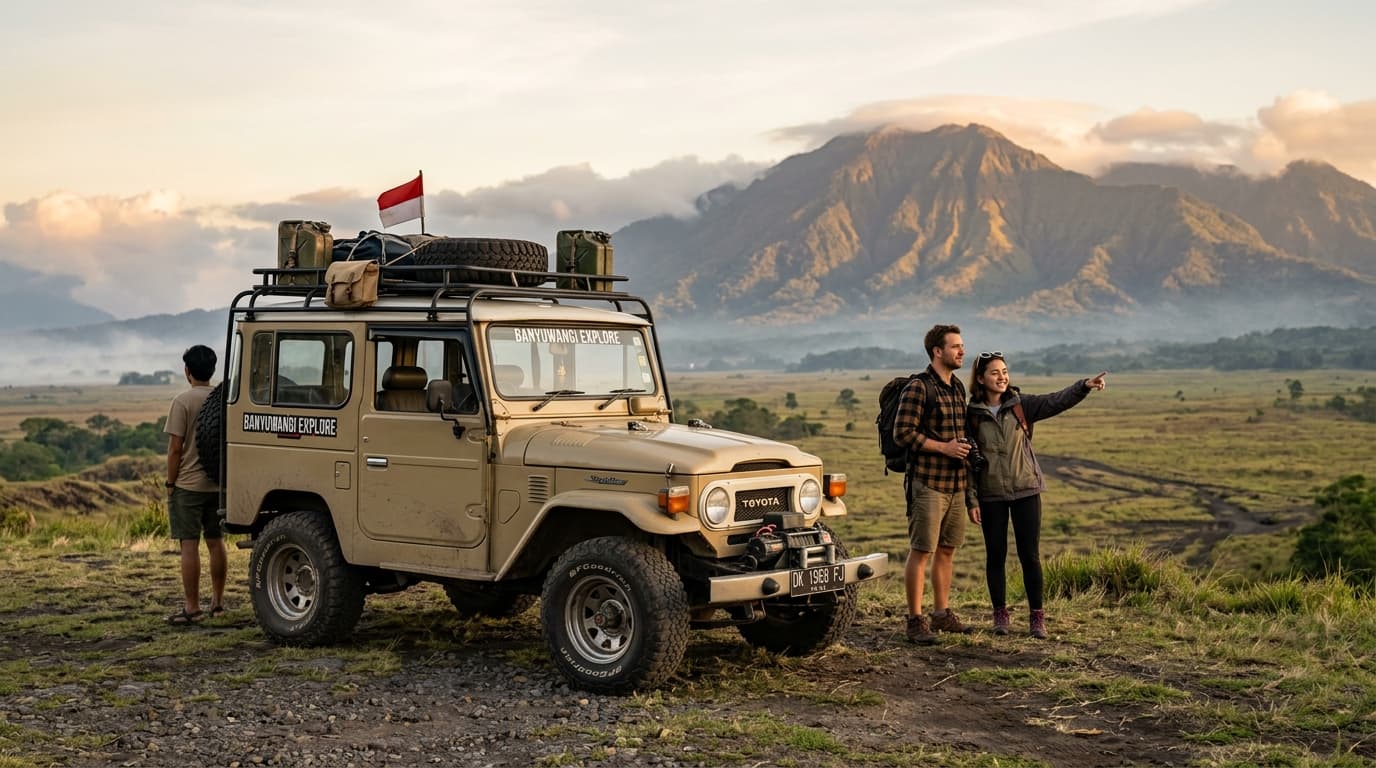 7 Alasan Kenapa Liburan di Banyuwangi Lebih Seru Naik Jeep